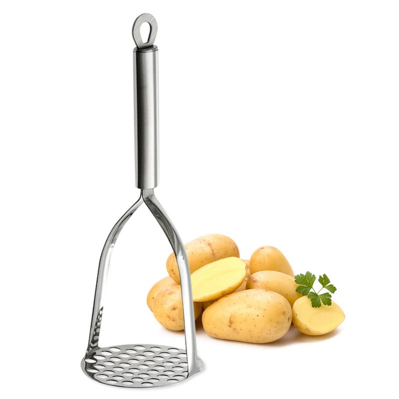 TAFOND Potato Masher, Heavy Duty Potato Smasher with Durable Sturdy Grips, Potato Masher Stainless Steel for Efficiently Making Mashed Potatoes,Egg Salad, Banana Bread, Vegetables and Fruits - Image 1
